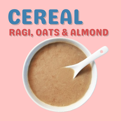 Sprouted Ragi, Oats & Almond Mix Cereal For Kids
