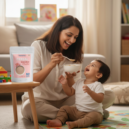Sprouted Ragi, Oats & Almond Mix Cereal For Kids